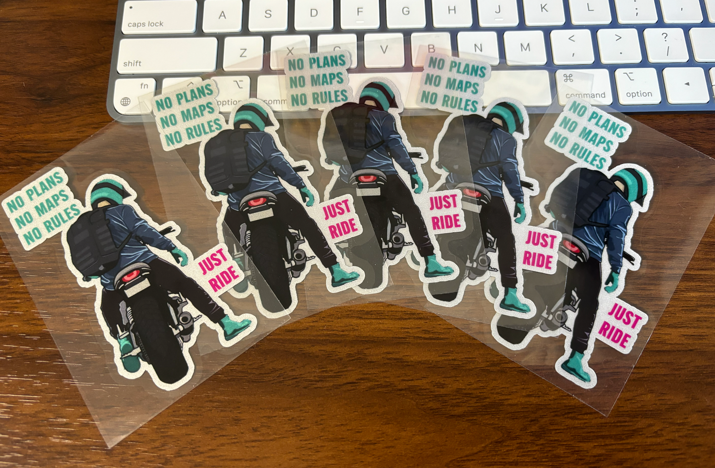 Just Ride Waterproof Reflective Sticker