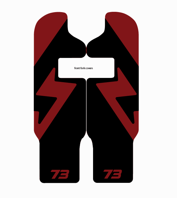 Adventure style decal fork protector For Super 73 R / Rx / (New S2 Adventure)