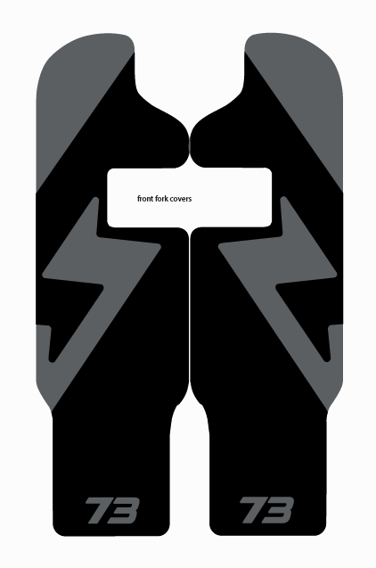 Adventure style decal fork protector For Super 73 R / Rx / (New S2 Adventure)