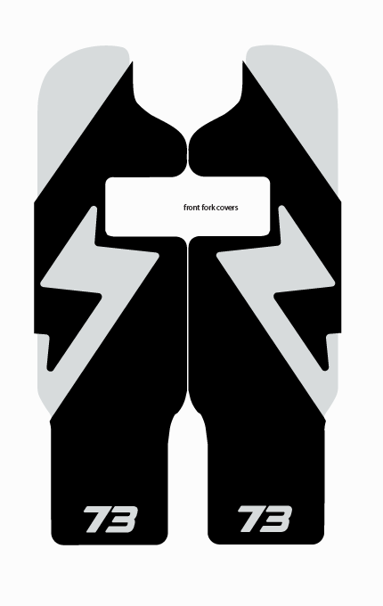 Adventure style decal fork protector For Super 73 R / Rx / (New S2 Adventure)