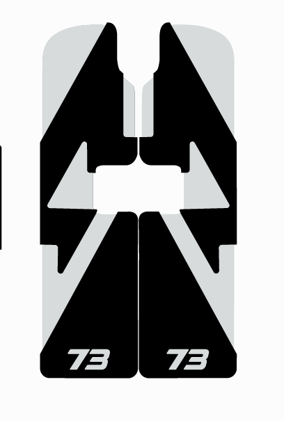 Adventure style decal fork protector For Super 73 R / Rx / (New S2 Adventure)