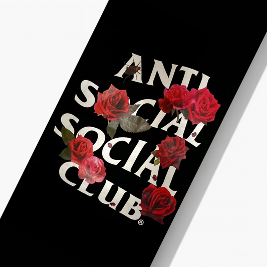 Anti Social Club Skateboard Wall Art | By Dessy Made It | For Streetwear & Hype Culture Spaces