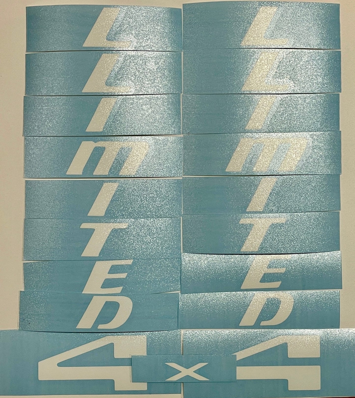 Premium Cast Vinyl Decal Letters for 2024-2025 Tacoma Door Emblems