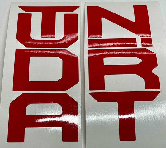Premium Cast Vinyl Decal Letter Inserts for 2022-2025 Tundra Front Bumper