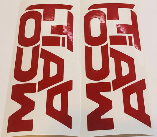 Premium Cast Vinyl Decal Letter Inlays for 2005-2015 Tacoma Door Sill Protectors x2