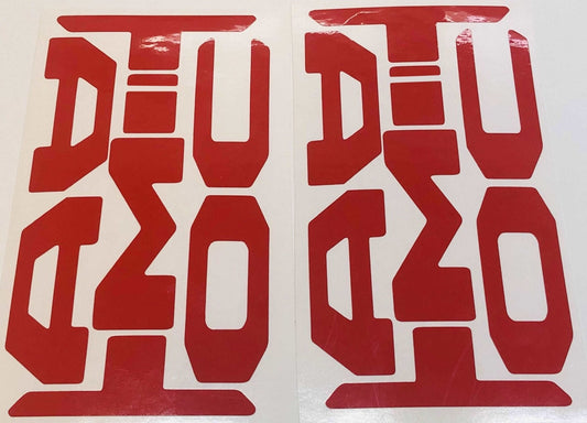 Premium Cast Vinyl Decal Letter Inserts for 2016-2023 Tacoma Front Door Sill Protectors x2