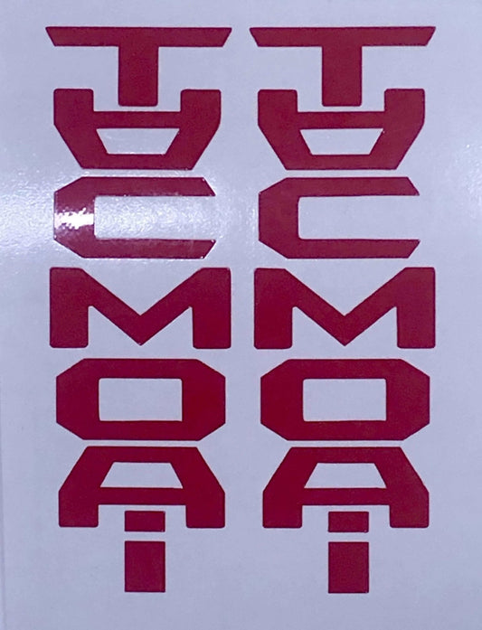 Premium Cast Vinyl Decal Letter Inserts for 2016-2023 Tacoma Glovebox