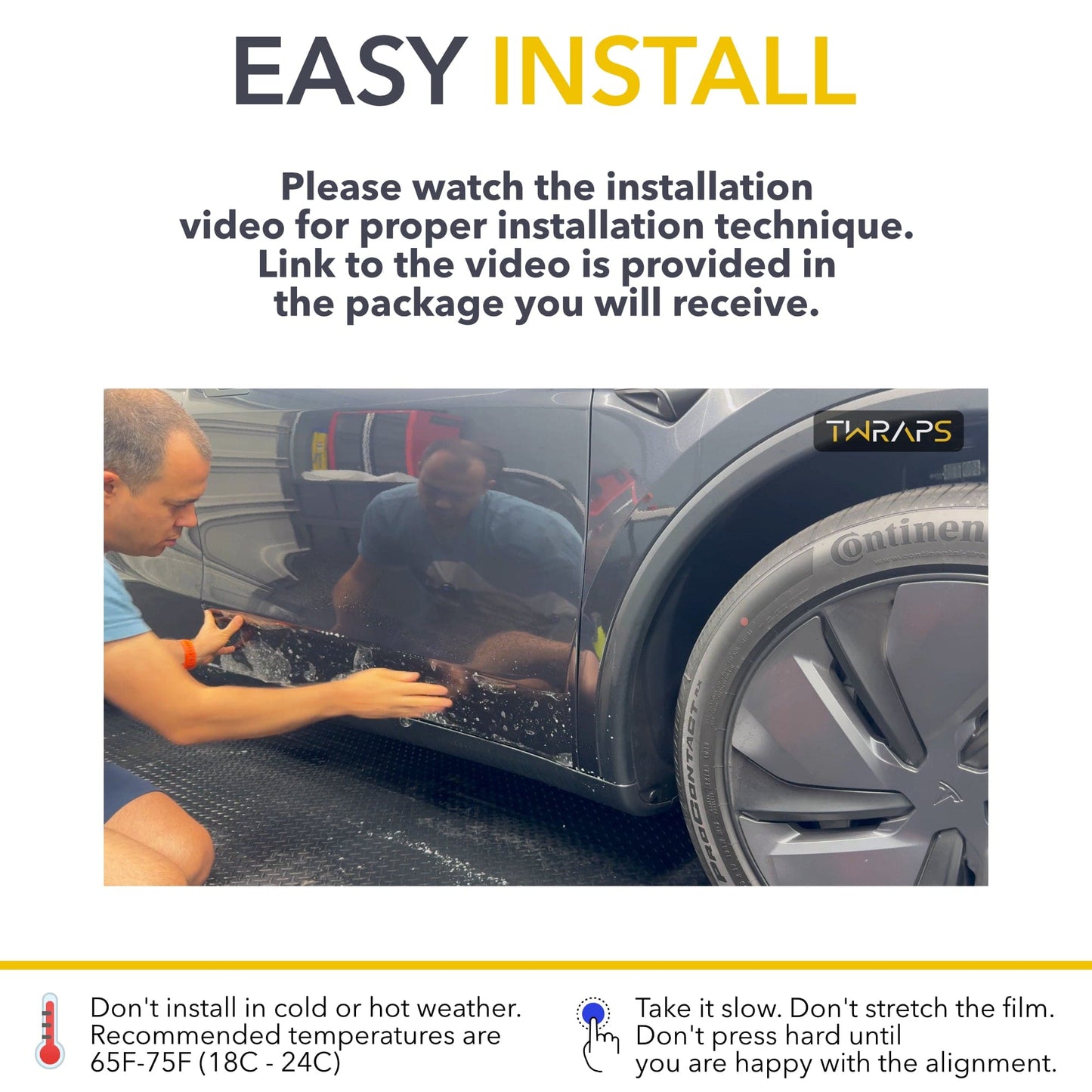 Lower Doors PPF | Tesla Model Y Rockers Area Paint Protection Film