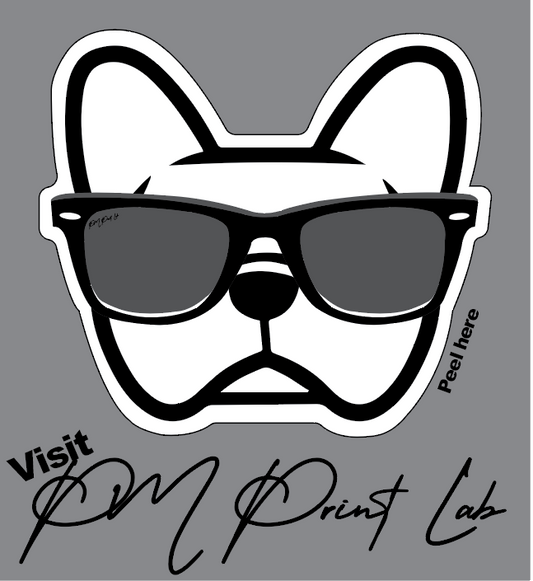 Create your own Glossy Printed Kiss cut Sticker
