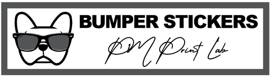 Create your own Bumper stickers Glossy Printed Sticker