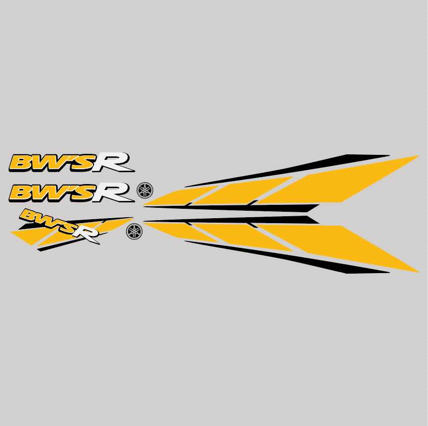 Yamaha BWS-R Decal 2001 with rear Graphic