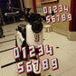 Motorcycle Reflective Laser Number Decorative Stickers
