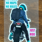 Just Ride Waterproof Reflective Sticker