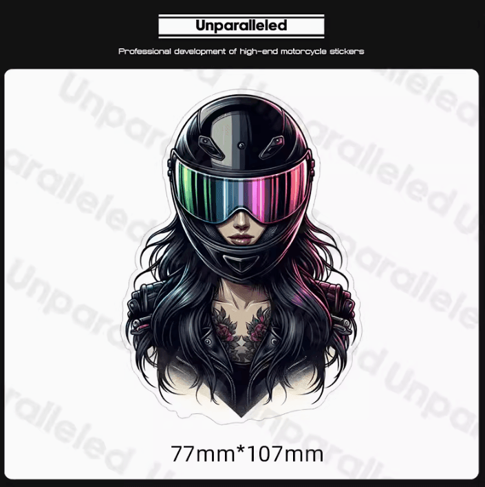 Lady Knight Sticker Unparalleled™ Dark Lady Knight Sticker – P.M. Print Lab