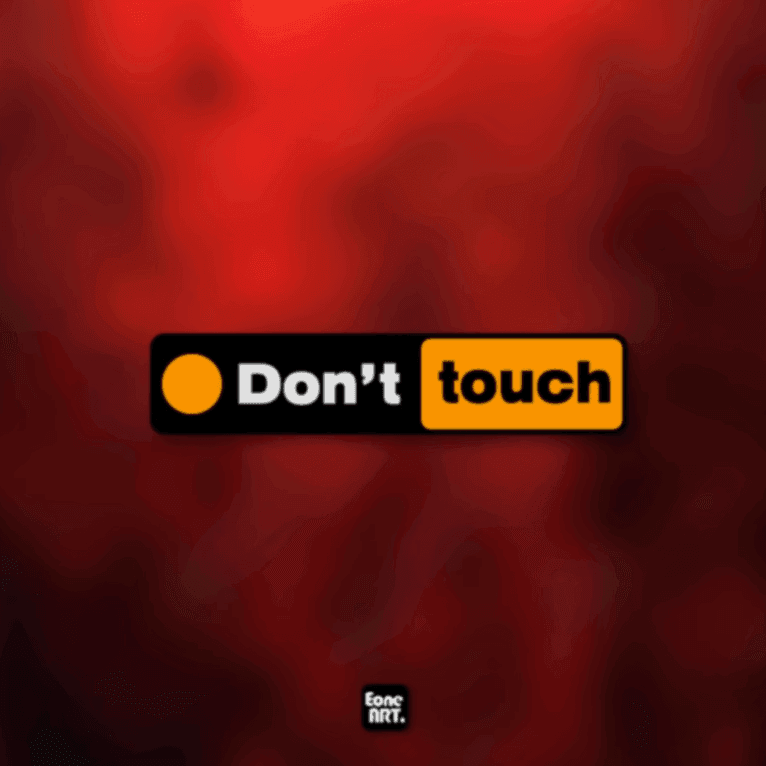 Don't Touch-Sticker