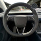 3M Carbon Fiber Tesla Steering Wheel Trim Decal Kit (3pcs) | M3 Feb 2024-'25 "Highland"