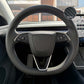 3M Carbon Fiber Tesla Steering Wheel Trim Decal Kit (3pcs) | MY 2026+ "Juniper"