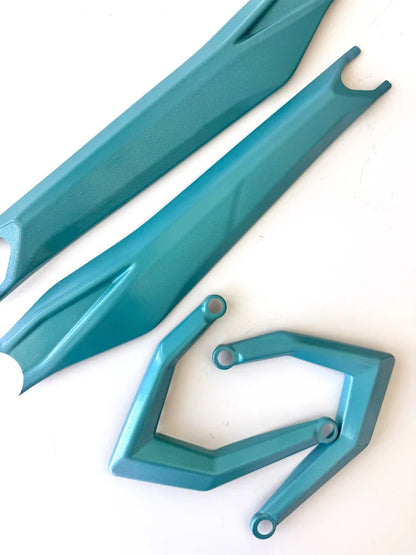 "Fade Edition" Professionally Painted Frame Guards | by MXBolts | for Surron Light Bee X