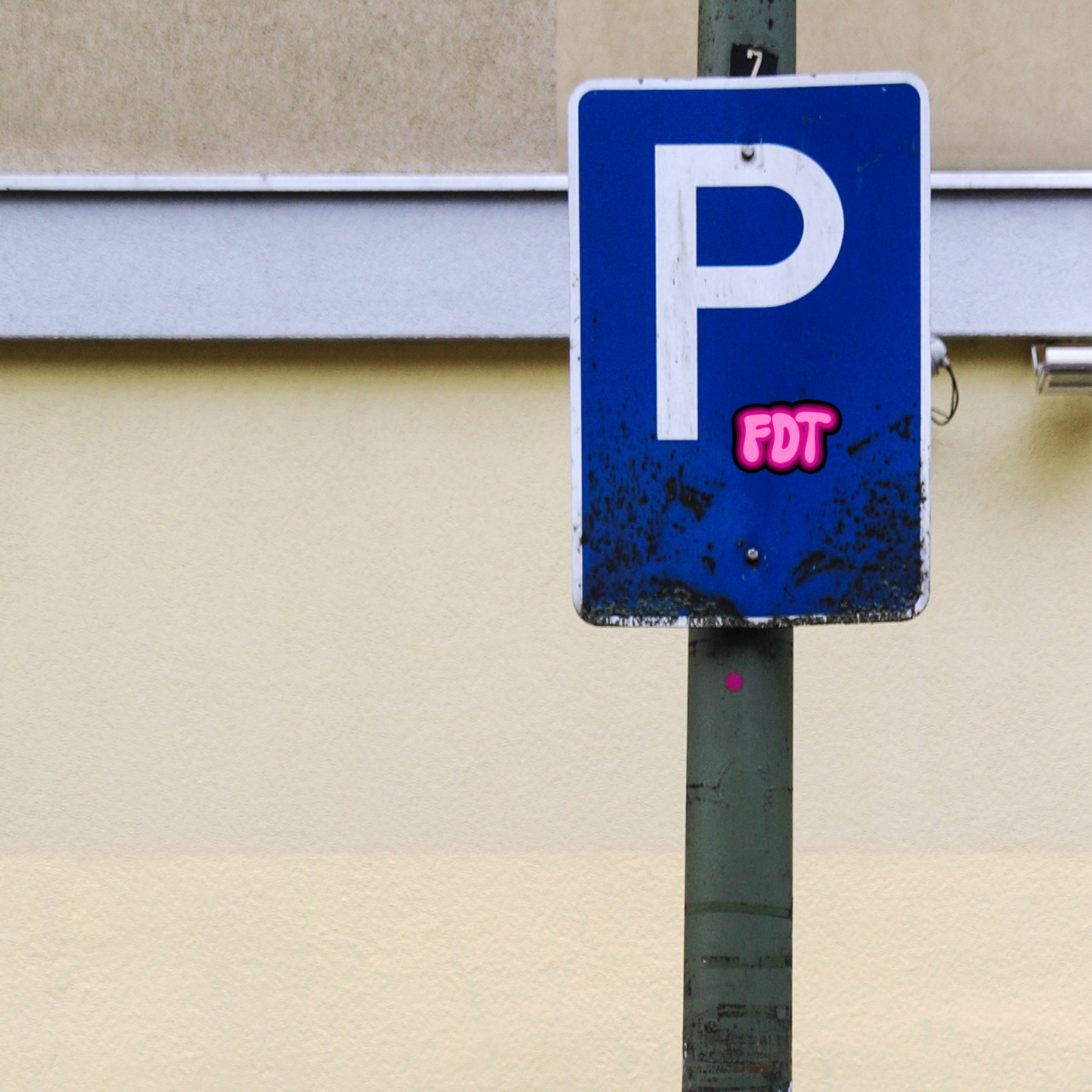 FDT Sticker Pink Version | 3" x 2" | Anti-Trump Sticker | Political Vinyl Decal | Water-Resistant | Activism Sticker