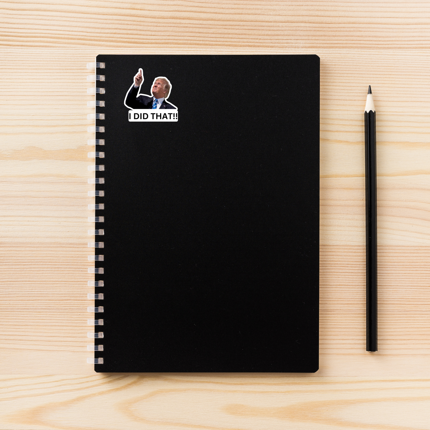 I Did That Trump Sticker | Pointing Sticker | Vinyl Sticker | Water Resistant | Anti Trump | Meme Sticker | Fdt