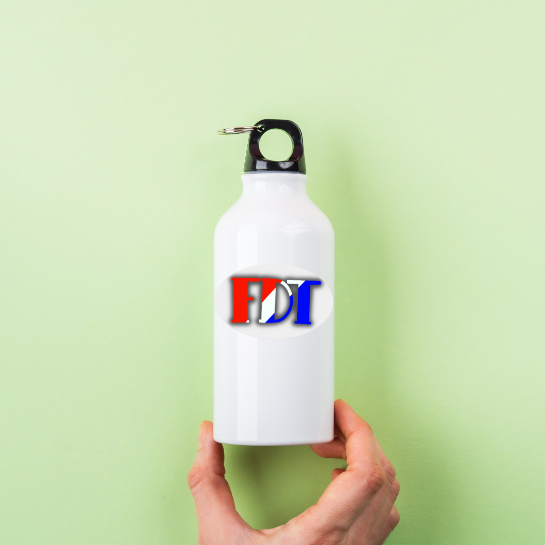 FDT Sticker American Flag Version | 3" x 2" | Anti-Trump Sticker | American Flag Theme | Political Vinyl Decal | Water-Resistant | Activism Sticker