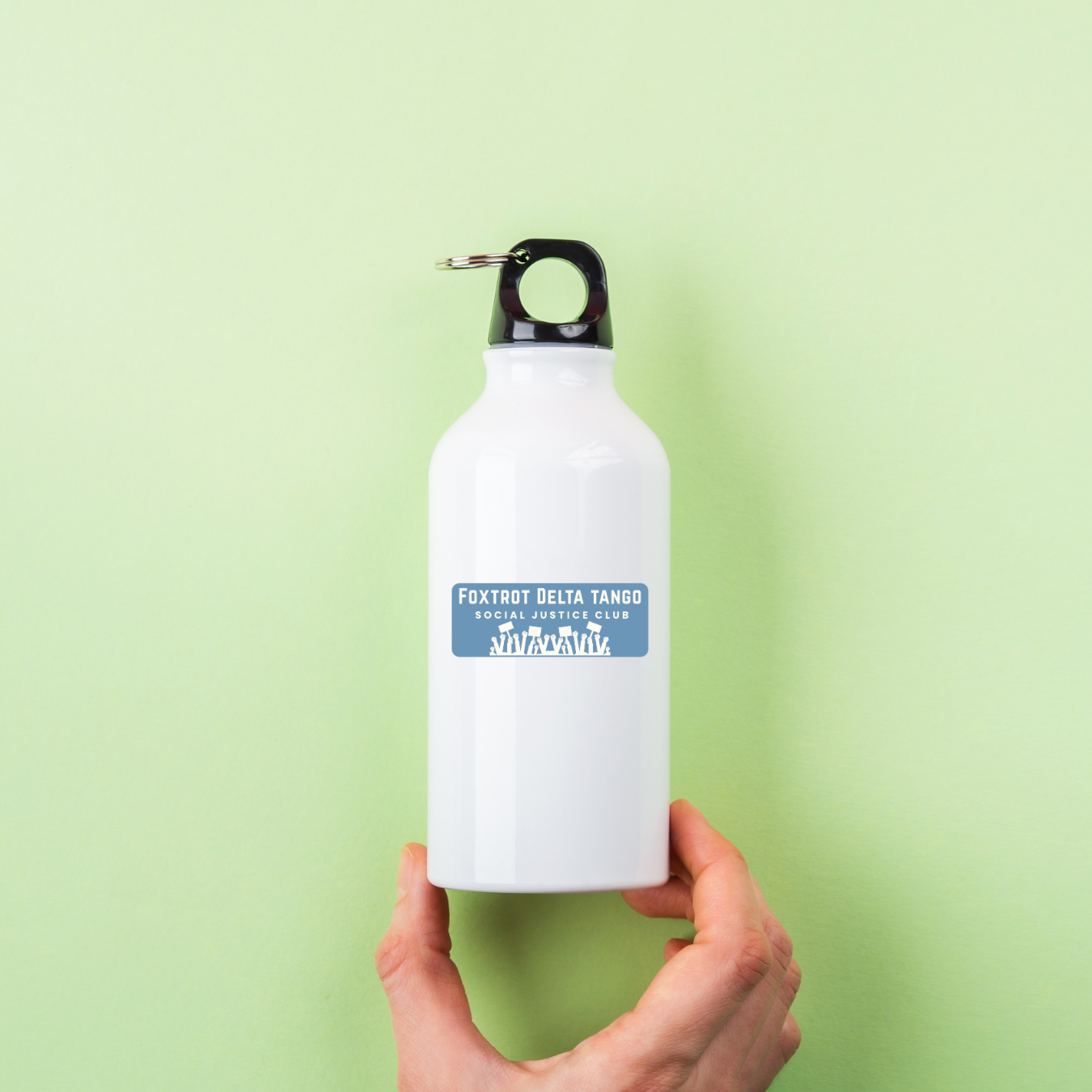 Foxtrot Delta Tango Social Justice Club Sticker | Vinyl | Anti-Trump Political Sticker | FDT Activism Sticker | 4" x 2"