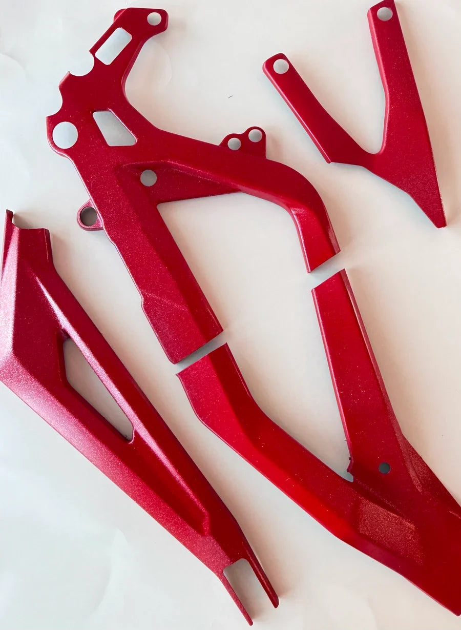 Professionally Painted Frame Guards | by MXBolts | for Surron Ultra Bee