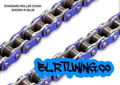420 colored Motorcycle Chain | Standard Roller Drive Chain | By BLR Tuning | For Small Motorcycles, Electric Dirt Bikes, ATVs, and Dirt Bikes