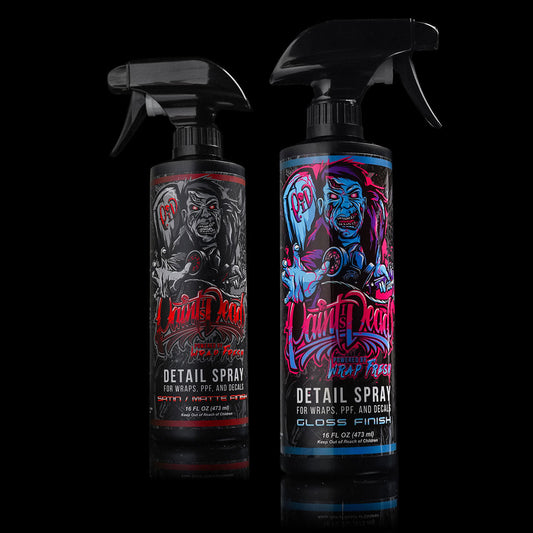 Paint Is Dead Official Detail Spray by Wrap Fresh - Combo Kit - UV Protection and Cleaner and Maintenance Spray