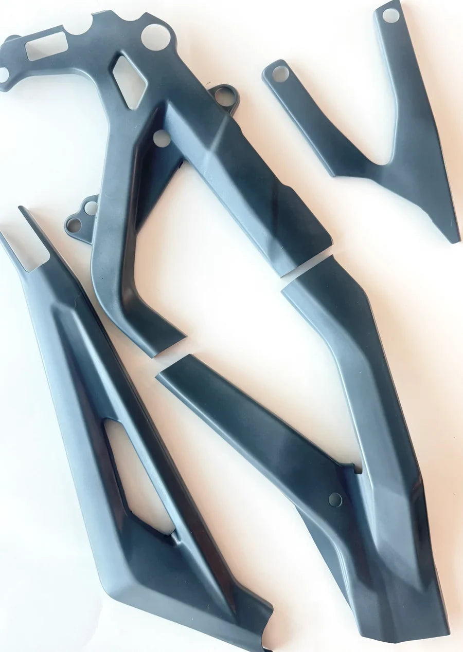 "Fade Edition" Professionally Painted Frame Guards | by MXBolts | for Surron Light Bee X