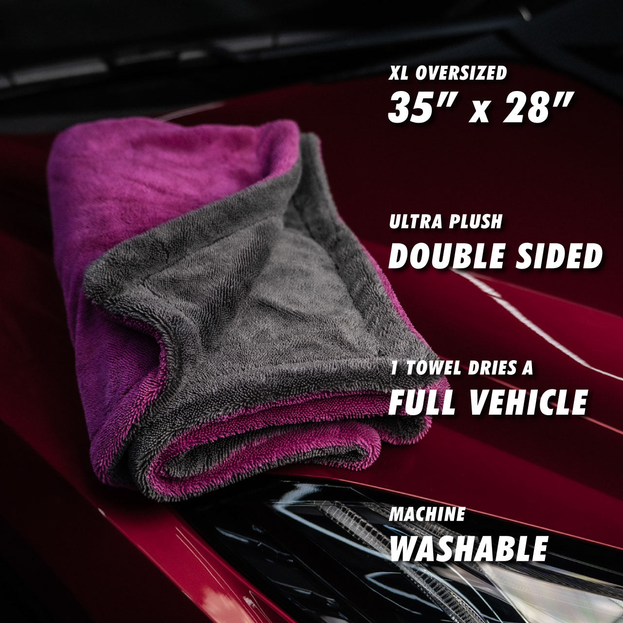 Ultra Plush Drying Towel - 35 x 28"