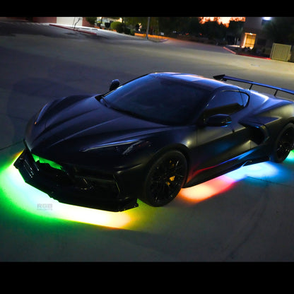Flow Series LED Underglow Lighting Kit 3.0 | By RGB Halo Kits | For Cars, Trucks, SUVs and Off-Road Builds