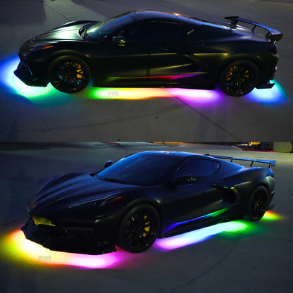 Flow Series LED Underglow Lighting Kit 3.0 | By RGB Halo Kits | For Cars, Trucks, SUVs and Off-Road Builds