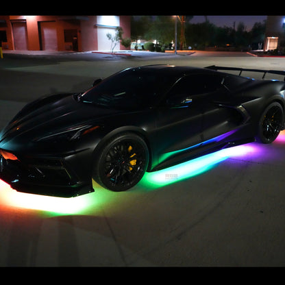 Flow Series LED Underglow Lighting Kit 3.0 | By RGB Halo Kits | For Cars, Trucks, SUVs and Off-Road Builds