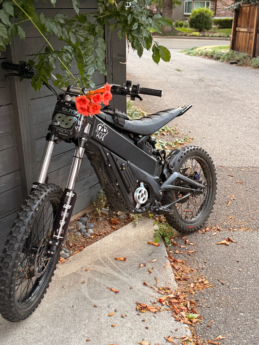 Talaria x3 chrome fork wraps