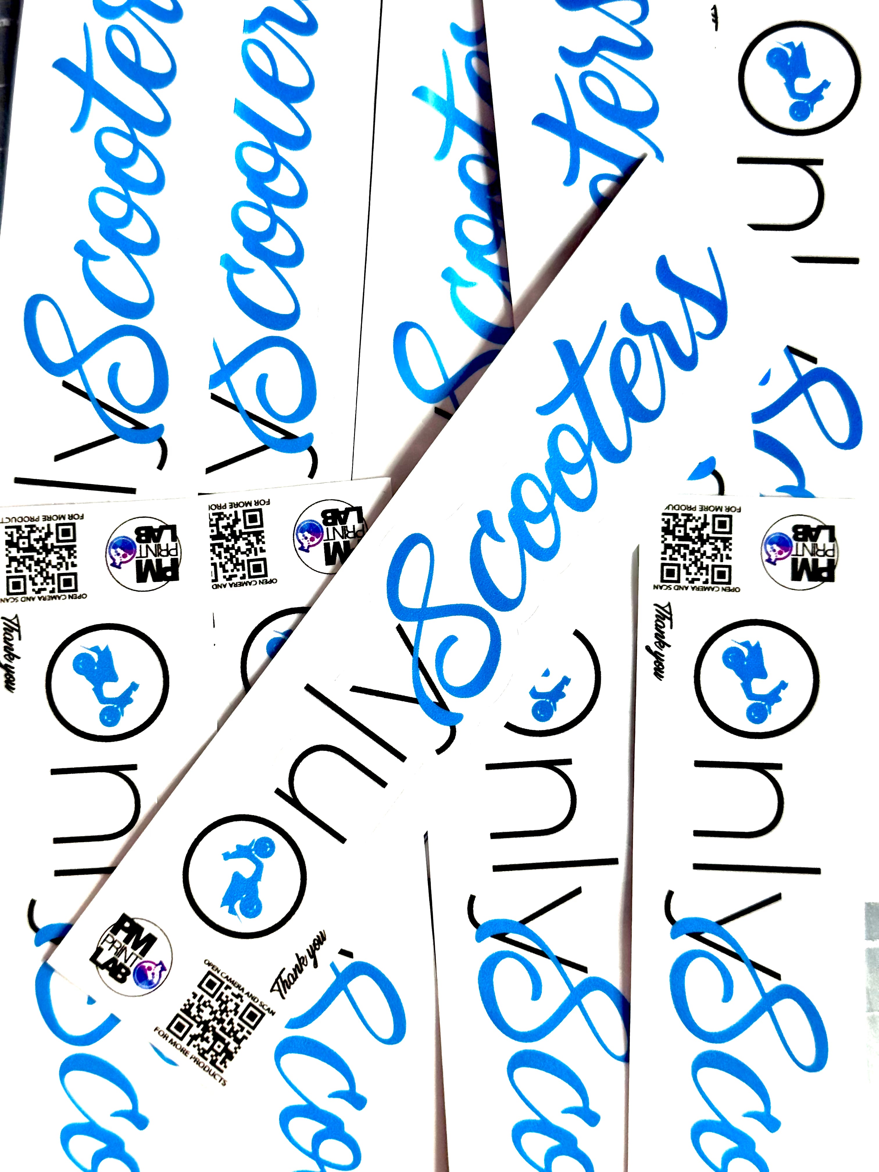 Only Scooters Sticker – P.M. Print Lab