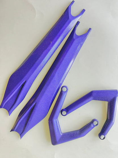 "Fade Edition" Professionally Painted Frame Guards | by MXBolts | for Surron Light Bee X