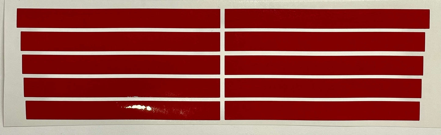 Premium Cast Vinyl Decals for 2022-2025 Tundra Grill Ribs x2