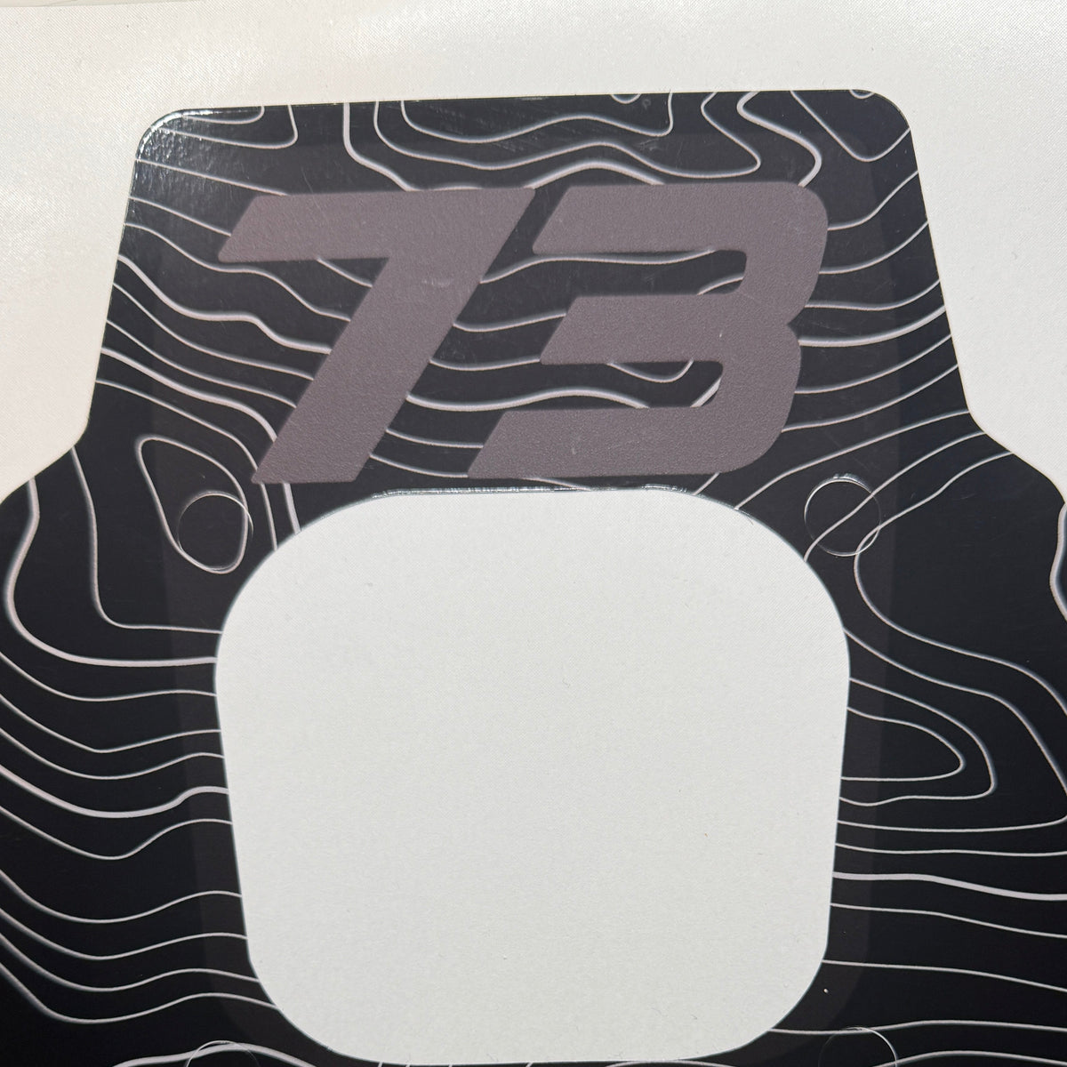 Front Headlight plate Replica decal For Super73 Rx / Adventure series