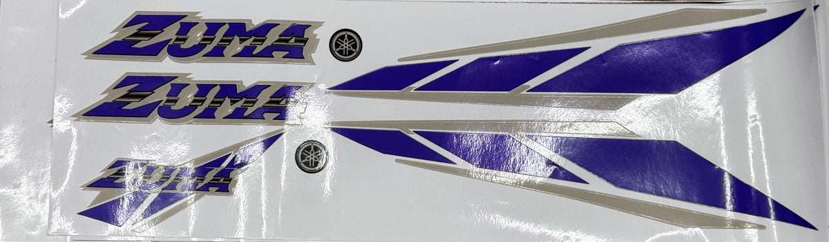 2001 Yamaha Zuma Factory Color Decal with rear Graphic | For Yamaha Zuma, Riva, Prebug and BWS
