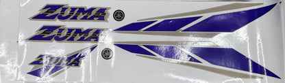 2001 Yamaha Zuma Factory Color Decal with rear Graphic | For Yamaha Zuma, Riva, Prebug and BWS