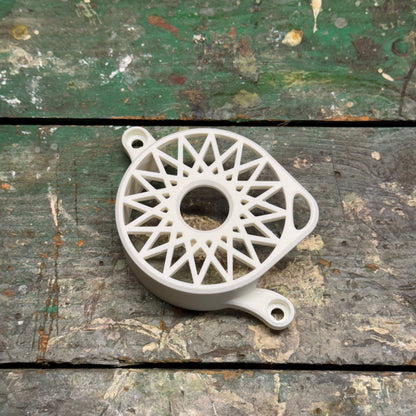 WHITE EDITION Plastic Motor Cover