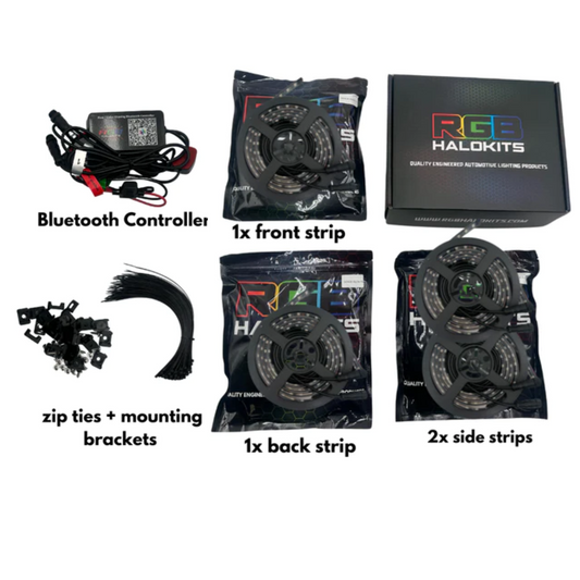 LED Underglow Lighting Kit 3.0 | By RGB Halo Kits | For Cars, Trucks, SUVs and Off-Road Vehicles