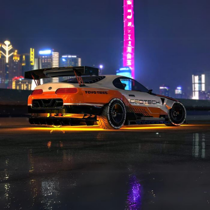 Flow Series Aluminum Multicolor Underglow Kit | By RGB Halo Kits | For Cars, Trucks, SUVs and More