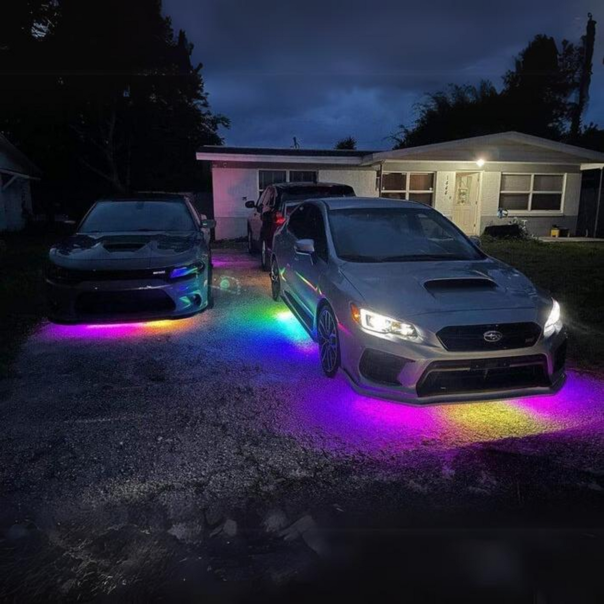 Flow Series Aluminum Multicolor Underglow Kit | By RGB Halo Kits | For Cars, Trucks, SUVs and More