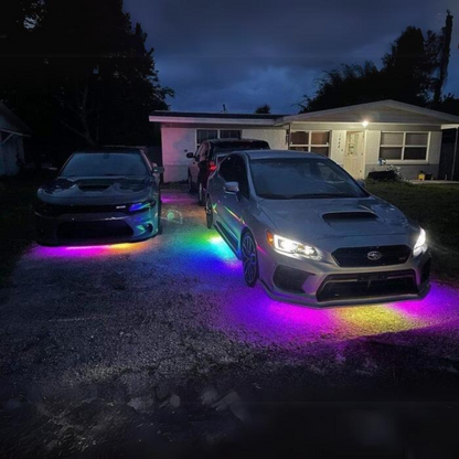 Flow Series Aluminum Multicolor Underglow Kit | By RGB Halo Kits | For Cars, Trucks, SUVs and More