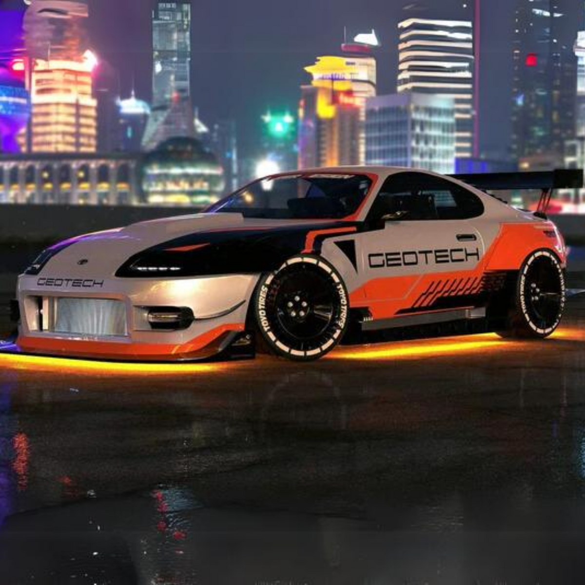 Flow Series Aluminum Multicolor Underglow Kit | By RGB Halo Kits | For Cars, Trucks, SUVs and More