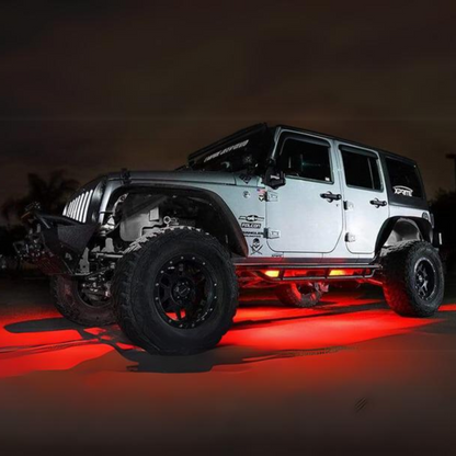 Flow Series Aluminum Multicolor Underglow Kit | By RGB Halo Kits | For Cars, Trucks, SUVs and More