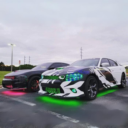 Flow Series Aluminum Multicolor Underglow Kit | By RGB Halo Kits | For Cars, Trucks, SUVs and More