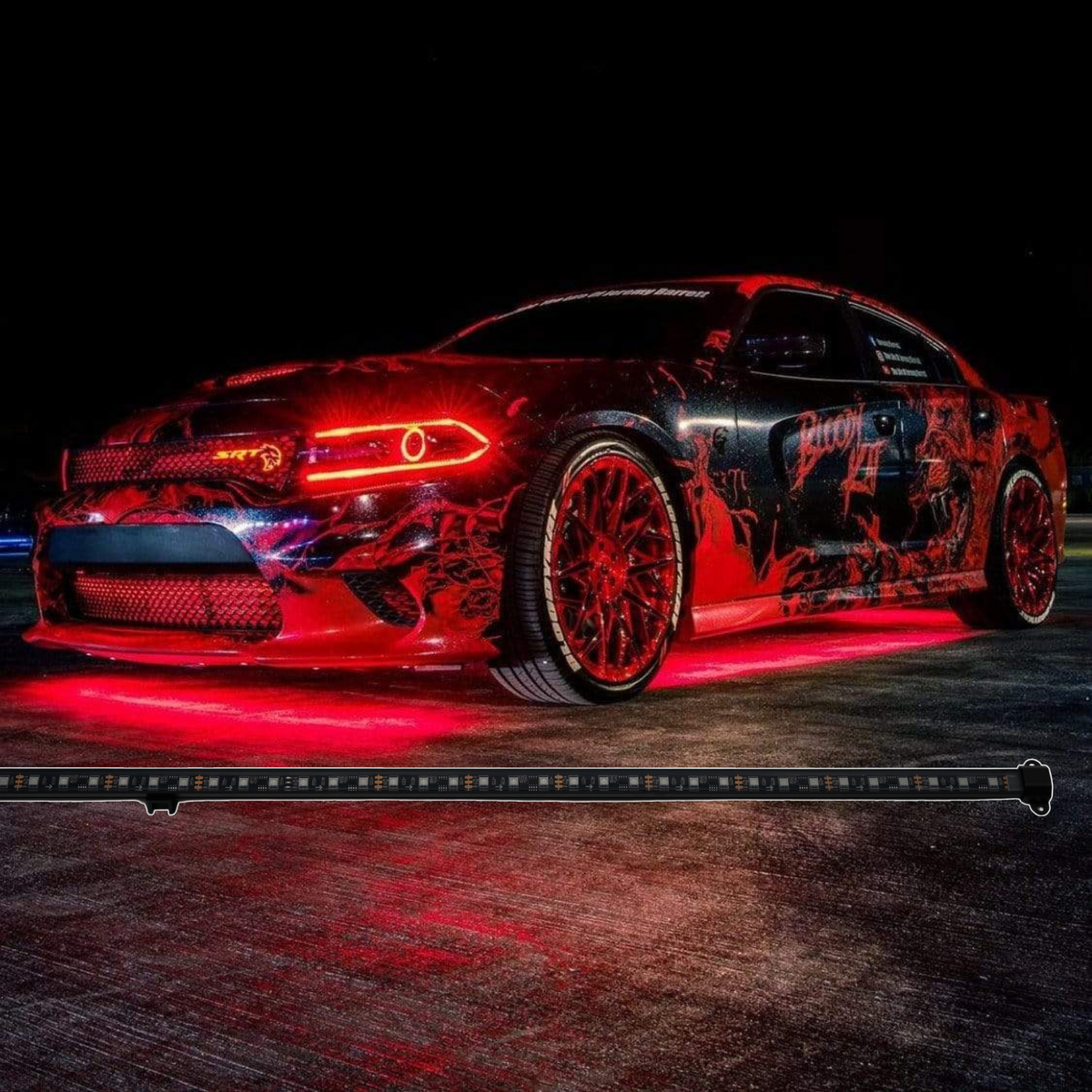 Flow Series Aluminum Multicolor Underglow Kit | By RGB Halo Kits | For Cars, Trucks, SUVs and More